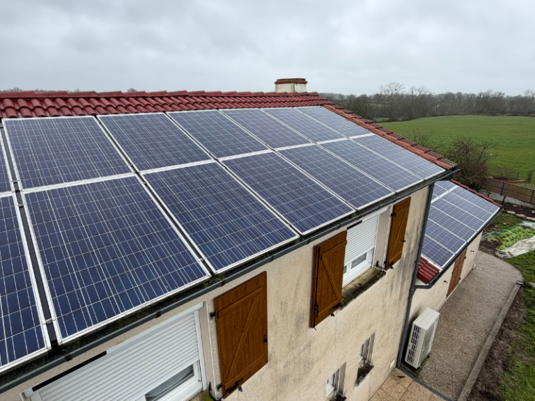 nettoyage panneaux solaires somloire après intervention