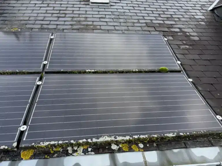 état panneaux solaire avant nettoyage segré