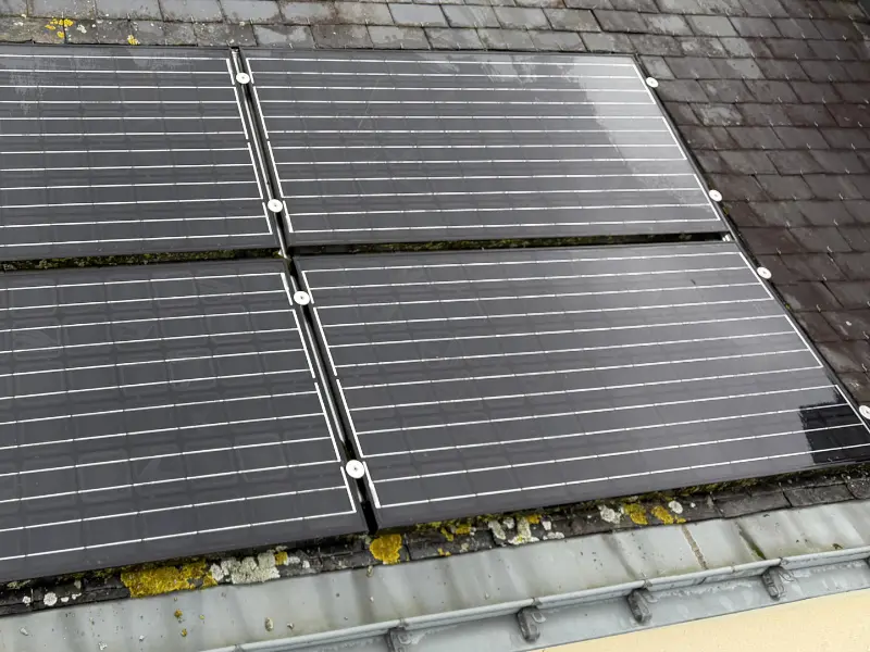 panneaux solaires nettoyés à segré