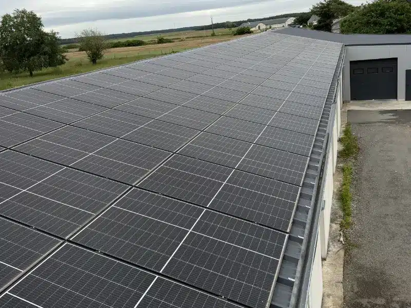 Nettoyage de panneaux solaires à Tours