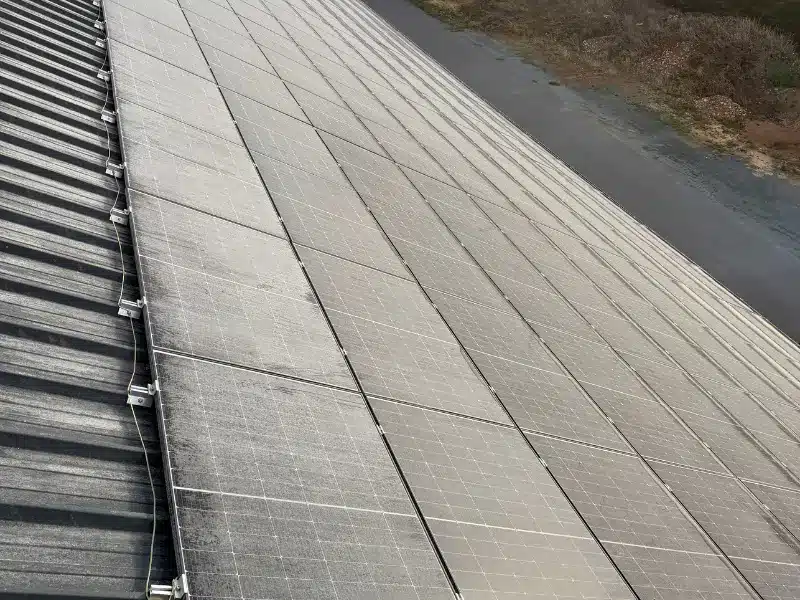 centrale photovoltaique poussiere
