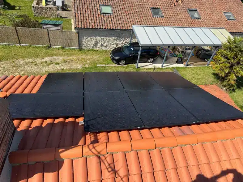 nettoyage professionnel de panneaux solaires à aizenay