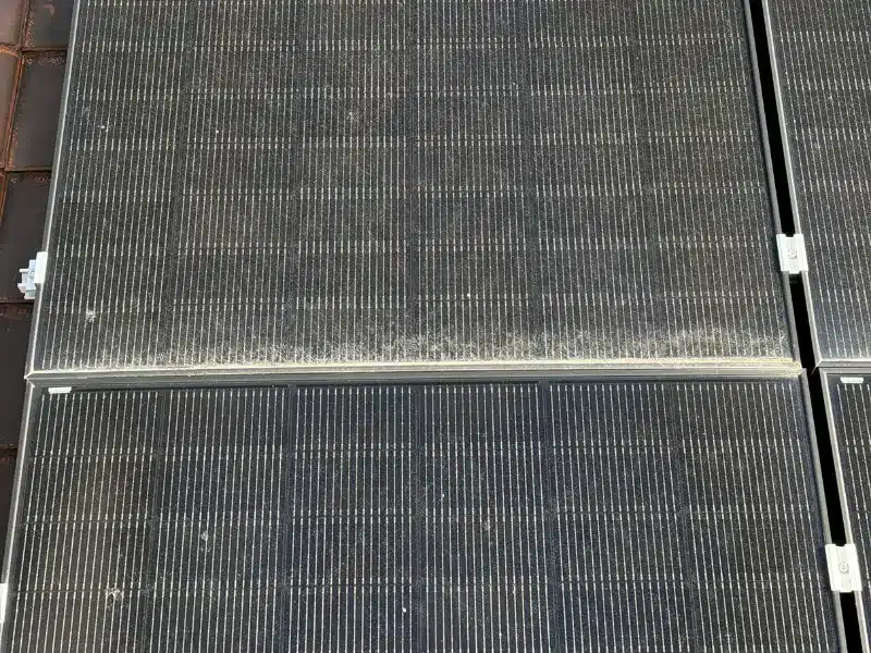 panneaux solaires avant intervention à cholet